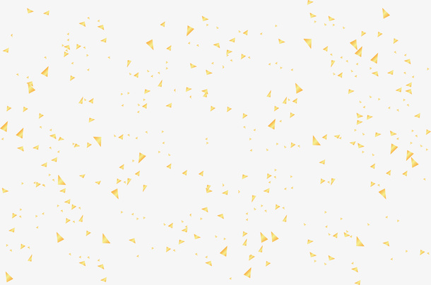 金色闪耀漂浮礼花免抠