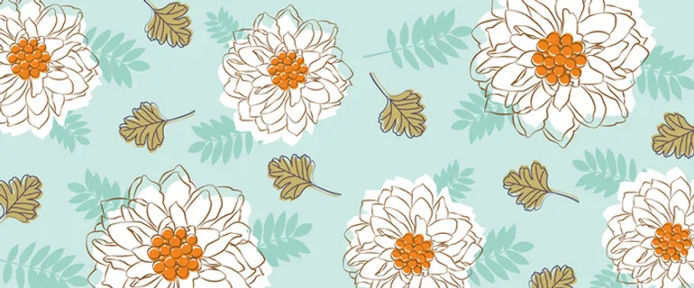 花朵花纹手绘背景高清