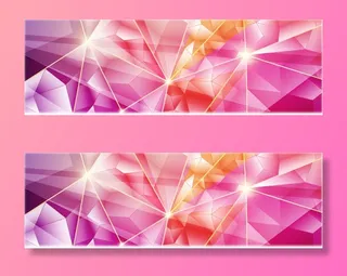 炫酷大气钻石质感淘宝海报背景免抠