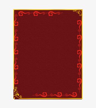 红底装饰背景边框