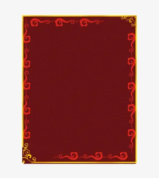 红底装饰背景边框