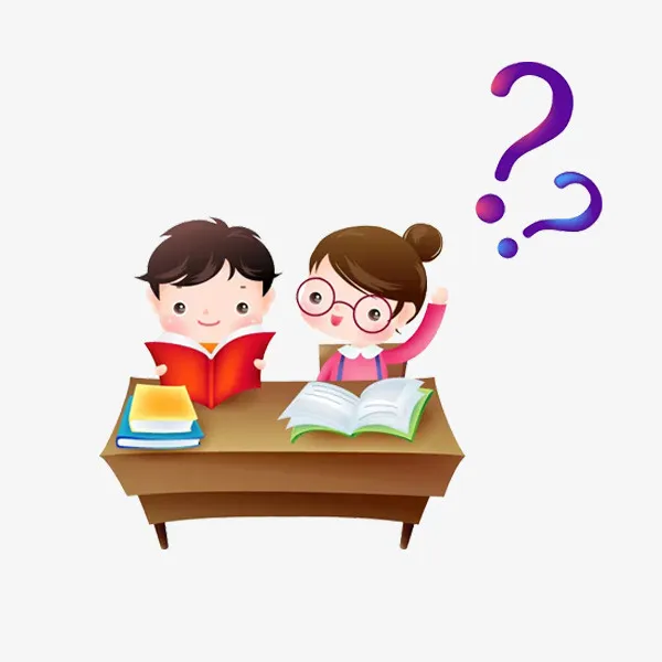 看书的孩子免抠