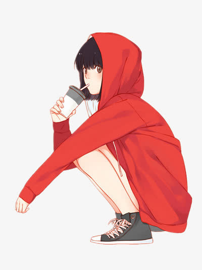 卡通女生免抠