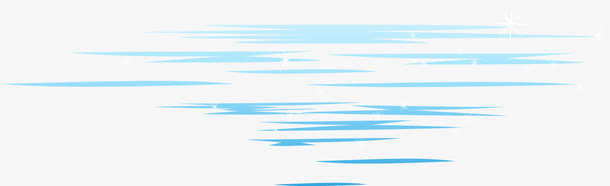 矢量蓝色水纹免抠