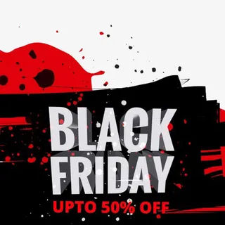 黑色星期五装饰图案免抠