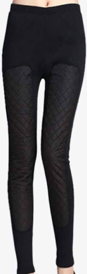 冬季黑色保暖棉裤电商免抠