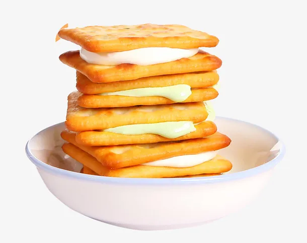 牛轧糖苏打饼干免抠