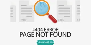 放大镜404错误页面免抠