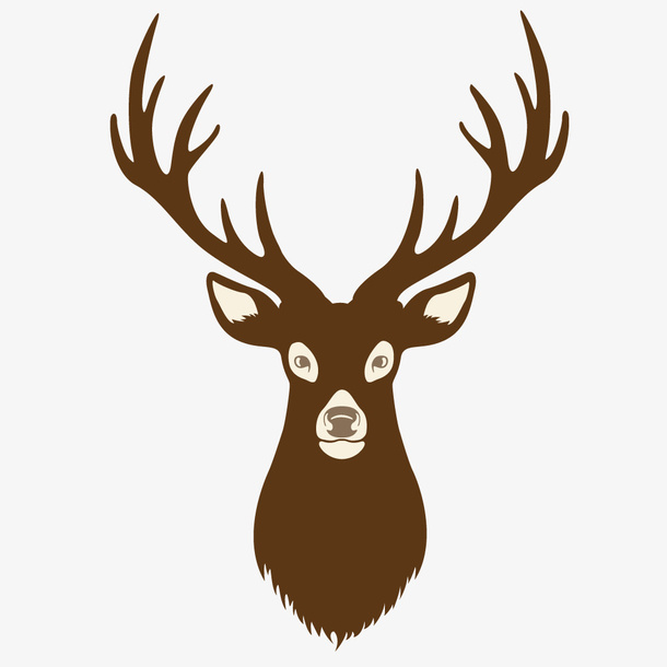 卡通插画驯鹿PNG免抠