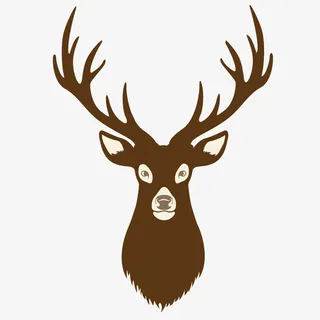 卡通插画驯鹿PNG免抠