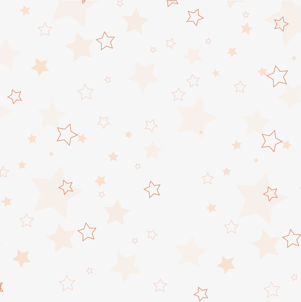星星卡通矢量底纹免抠