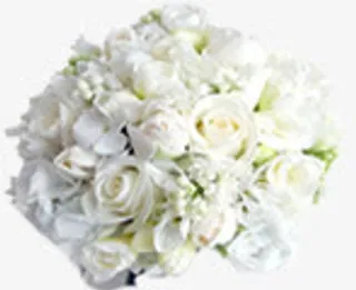 花球梦幻婚礼路引T台素材免抠