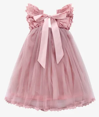 儿童背心洋气纱裙连衣裙免抠