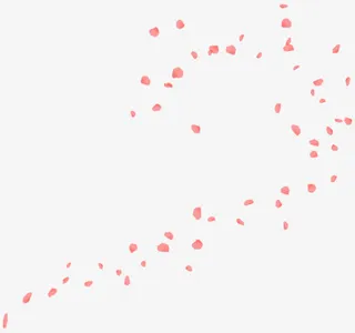 卡通植物花瓣漂浮效果免抠