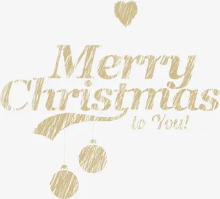 圣诞节英文素材古风立绘免抠