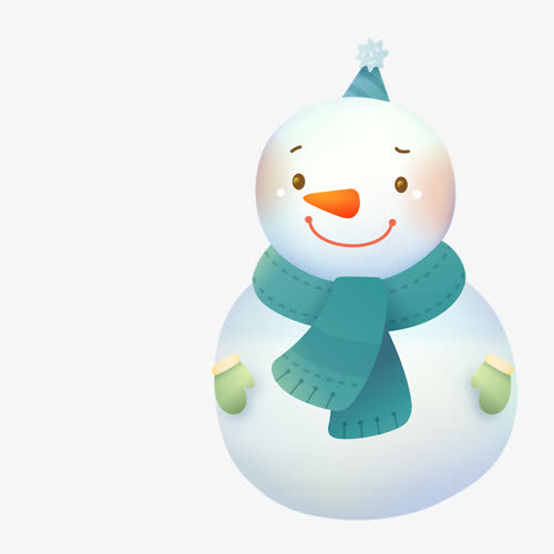 圣诞节雪人免抠