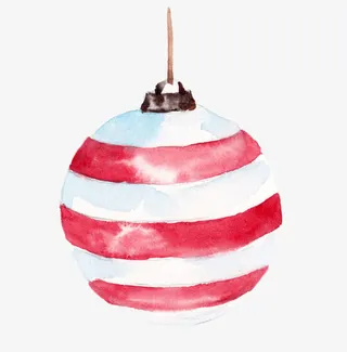 圣诞节装饰球免抠