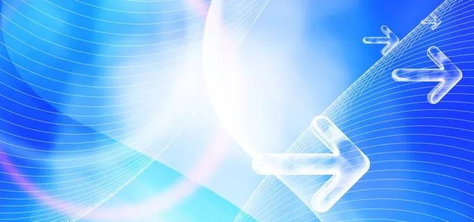 箭头向右科幻蓝色banner背景高清