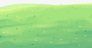 卡通插画绿色草地免抠其他元素