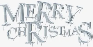 圣诞艺术字免抠