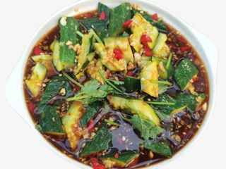 小吃手拍黄瓜免抠