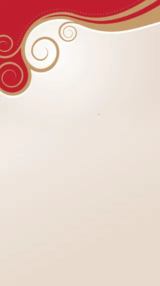 红色线条展架H5背景高清