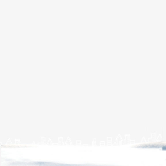 雪地建筑轮廓免抠