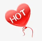 热卖标志淘宝卖家标签  热卖hot心免抠
