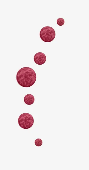 红色圆球漂浮免抠