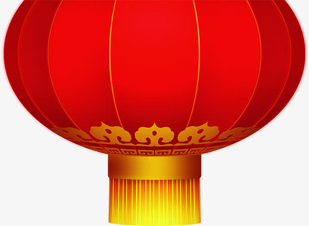 红色喜庆灯笼创意节日免抠