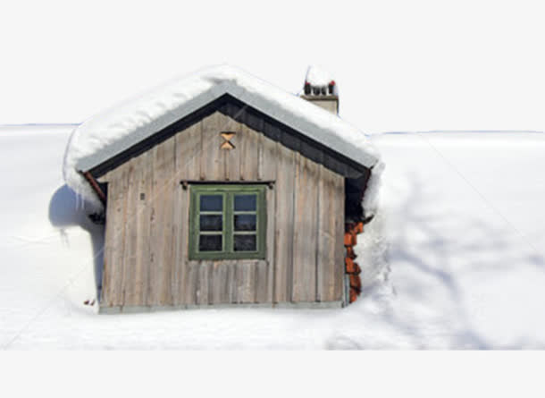 屋顶积雪免抠