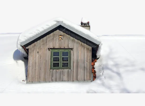 屋顶积雪免抠
