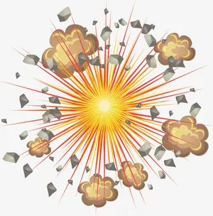 爆炸的创意烟雾笔刷免抠