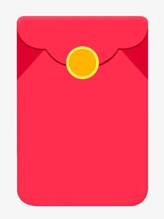 花边红包免抠图标元素