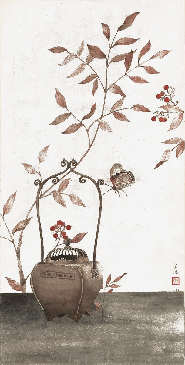 工笔画免抠