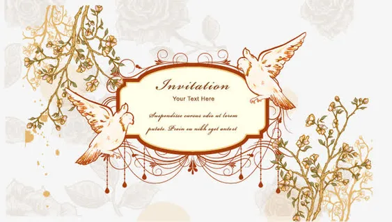 手绘花纹古典花纹底纹免抠