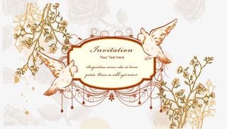 手绘花纹古典花纹底纹免抠