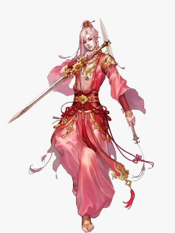 剑网三人物带剑免抠