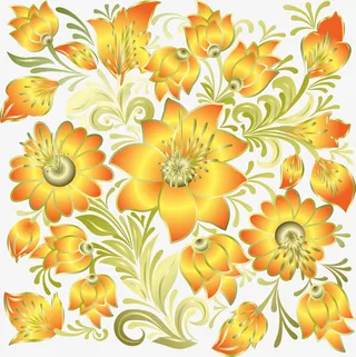 欧式花纹装饰图案免抠