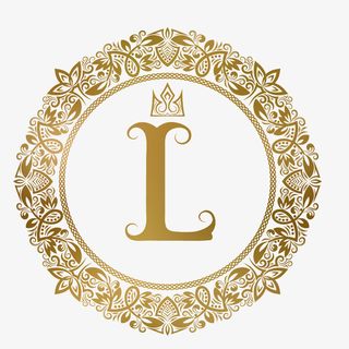 卡通文艺清新金色花边英文字母装免抠