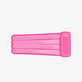 矢量粉色游泳池漂浮垫免抠