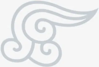 中秋节灰色中国风祥云免抠