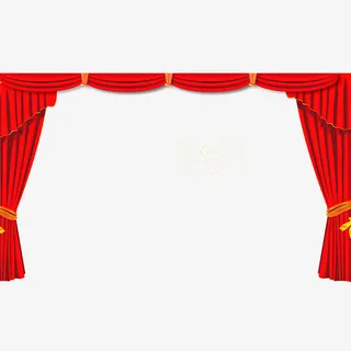 新年红帘子免抠
