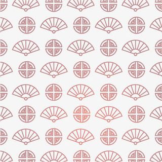 矢量扇子圆窗底纹免抠