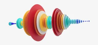 时尚圆圈素材免抠