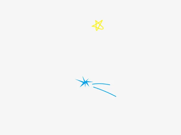 卡通星星特效免抠