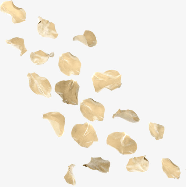 水墨花瓣玫瑰花瓣免抠