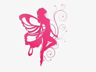 翩翩起舞的女生免抠节日妇女节元素