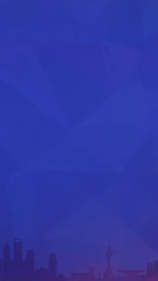 蓝色时尚几何背景H5背景高清