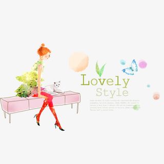 小清新日系插画免抠